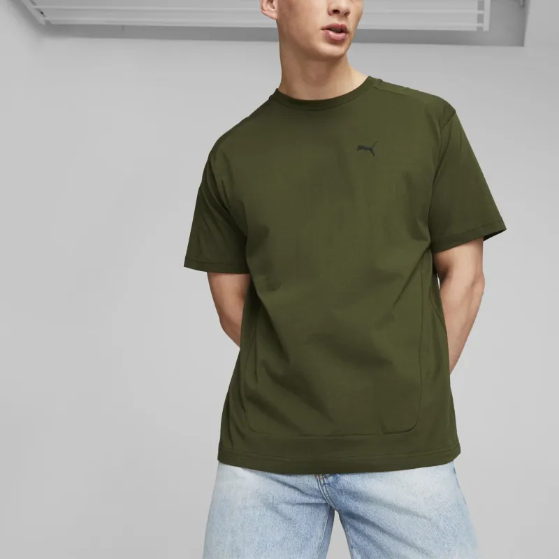 PUMA RAD/CAL Men's Tee T-Shirt Men's Olive Green-2