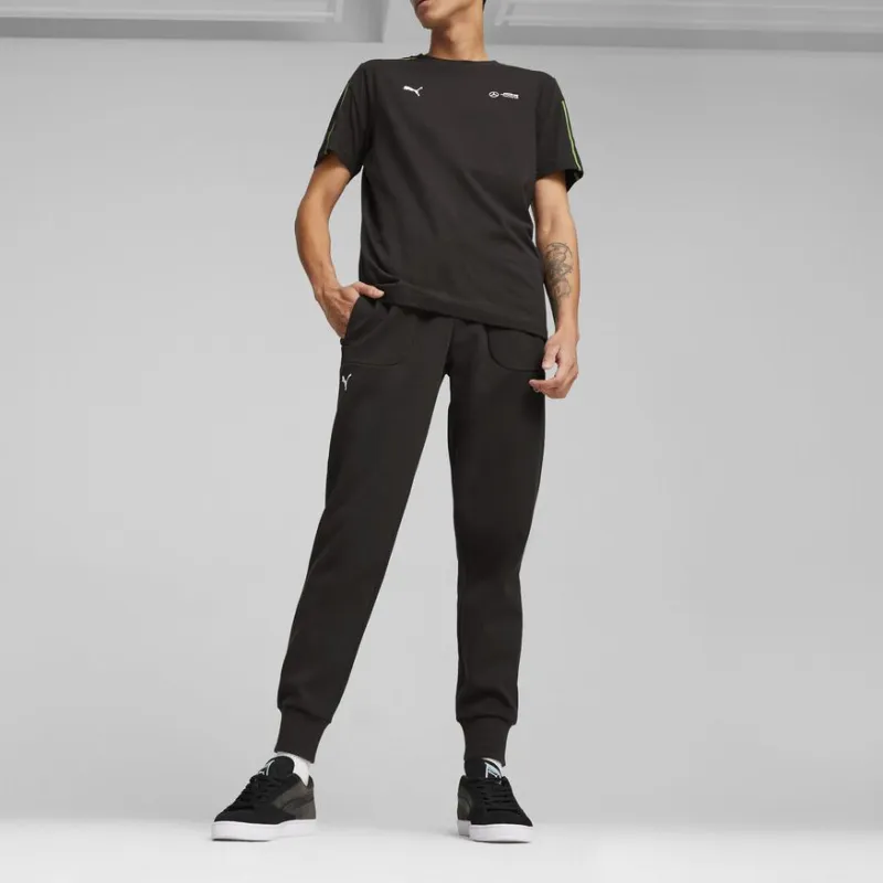 PUMA Knitted Sweatpants Men's Black-4