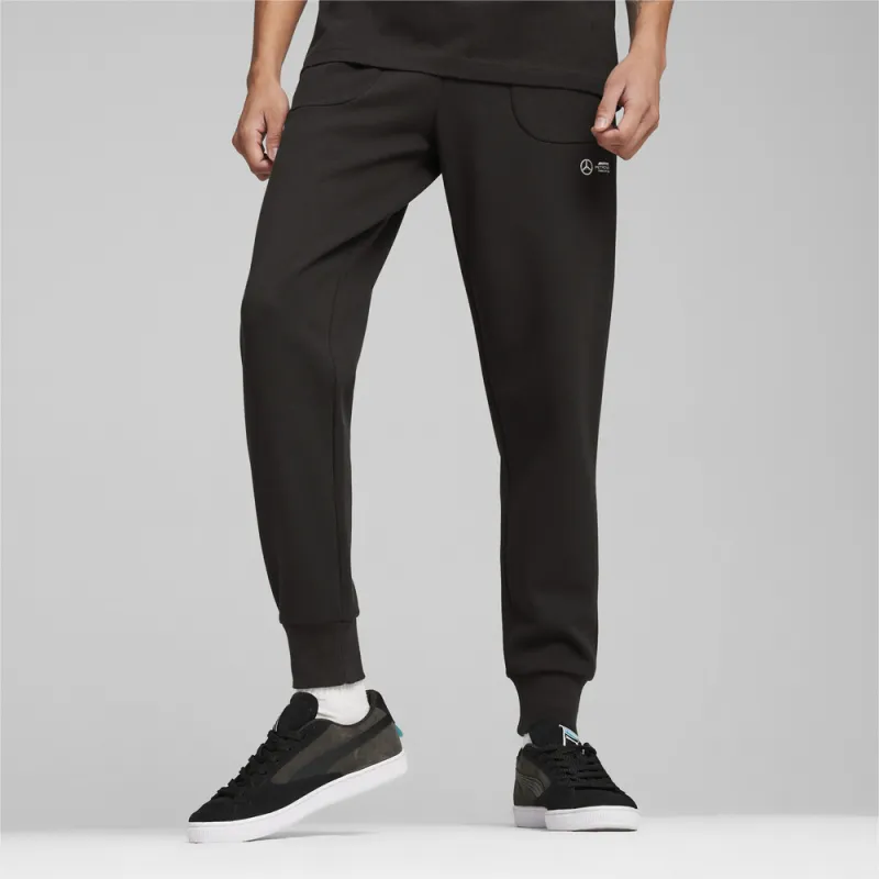 PUMA Knitted Sweatpants Men's Black-2