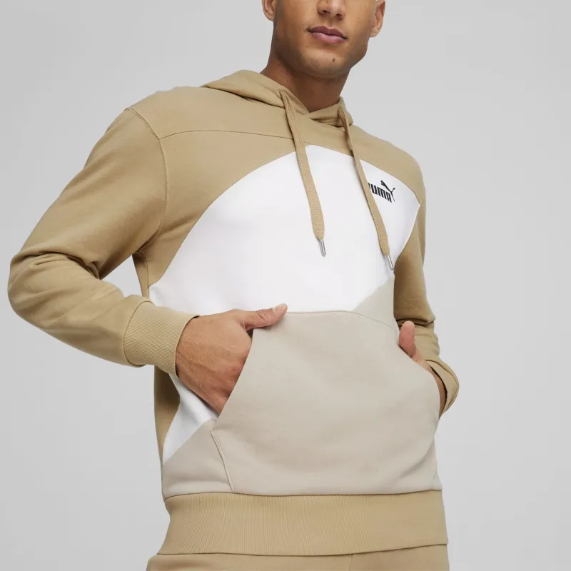 PUMA Hoodie Colorblock Sweatshirt Men's Khaki-2