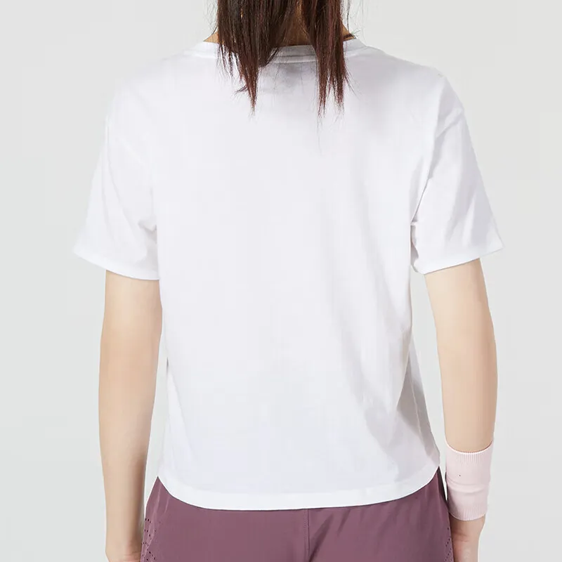 Under Armour Drop Shoulder Sleeve T Shirt Women's White-2