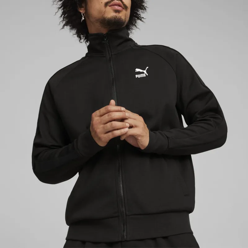 PUMA T7 Men's Track Jacket Jackets Coats Men's Black-2