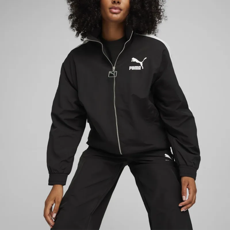 PUMA T7 Women's Oversized Track Jacket Jackets Coats Unisex Black-3