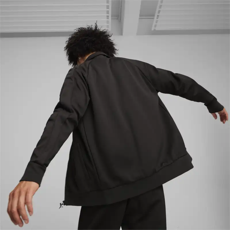 PUMA T7 Men's Track Jacket Jackets Coats Men's Black-3