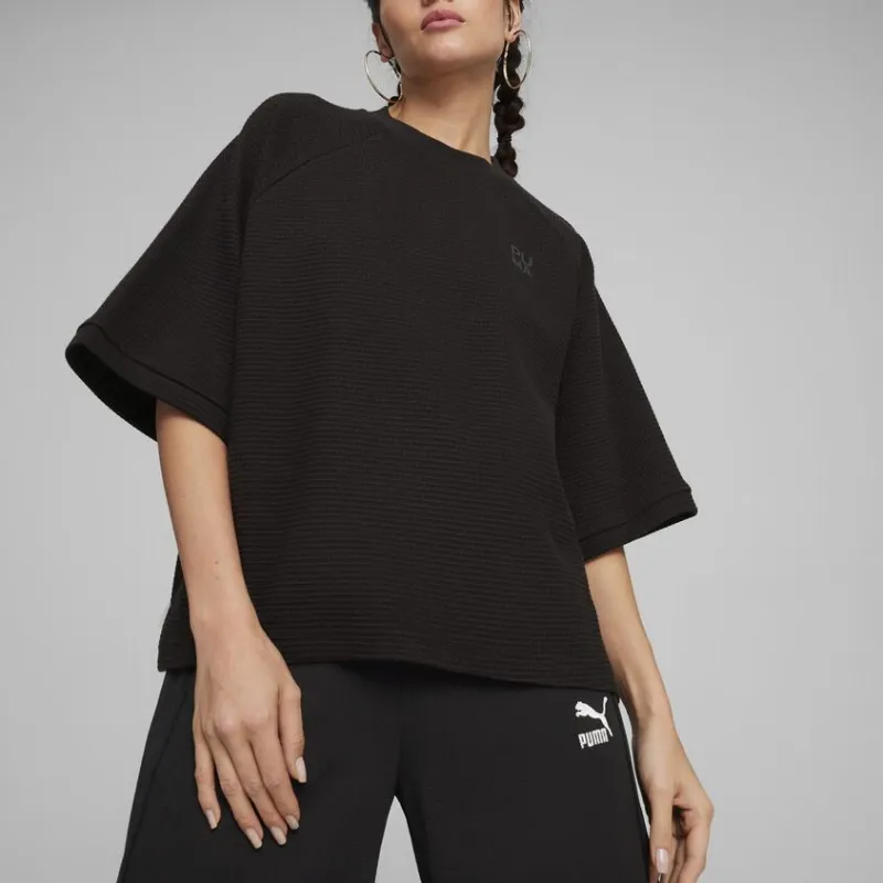 PUMA Raglan Sleeve T Shirt Women's Black-2