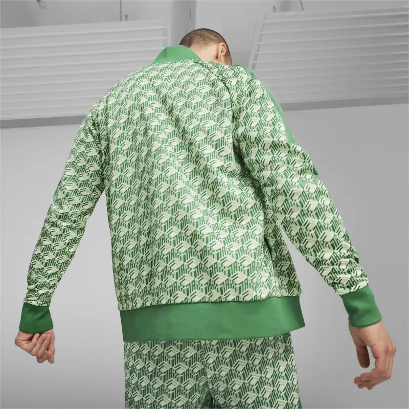 PUMA T7 AOP Jackets Coats Men's Green-3
