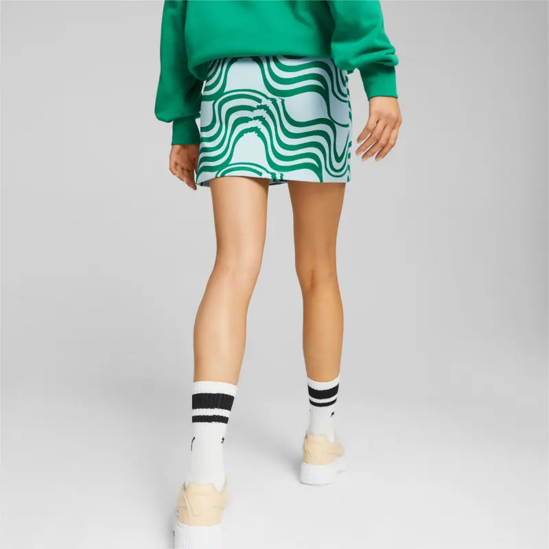 PUMA Casual Short Skirts Women's Green-3