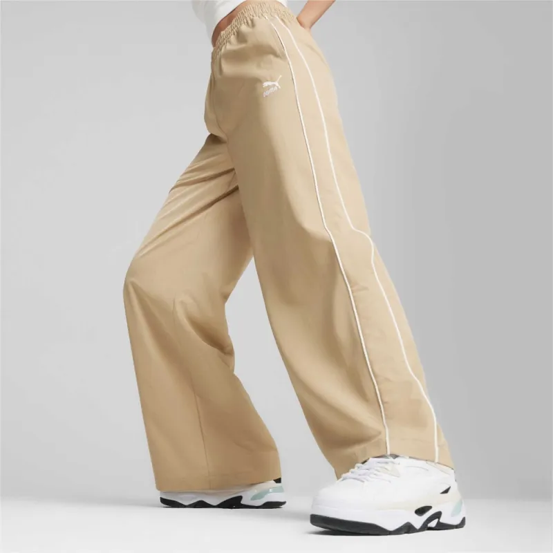 PUMA T7 RELAXED TRACK PANT WV Casual Pants Women's Light Brown-4