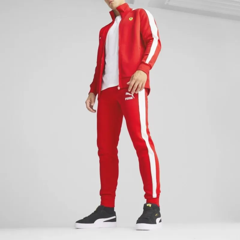 PUMA FERRARI RACE ICONIC T7 TRACK JACKET Jackets & Coats Men's Red-4