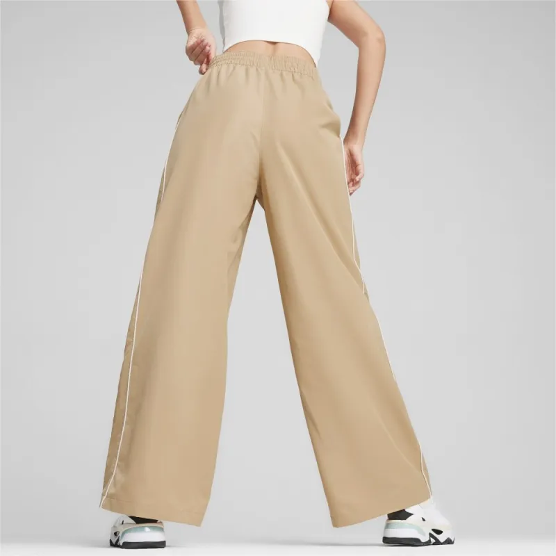 PUMA T7 RELAXED TRACK PANT WV Casual Pants Women's Light Brown-3