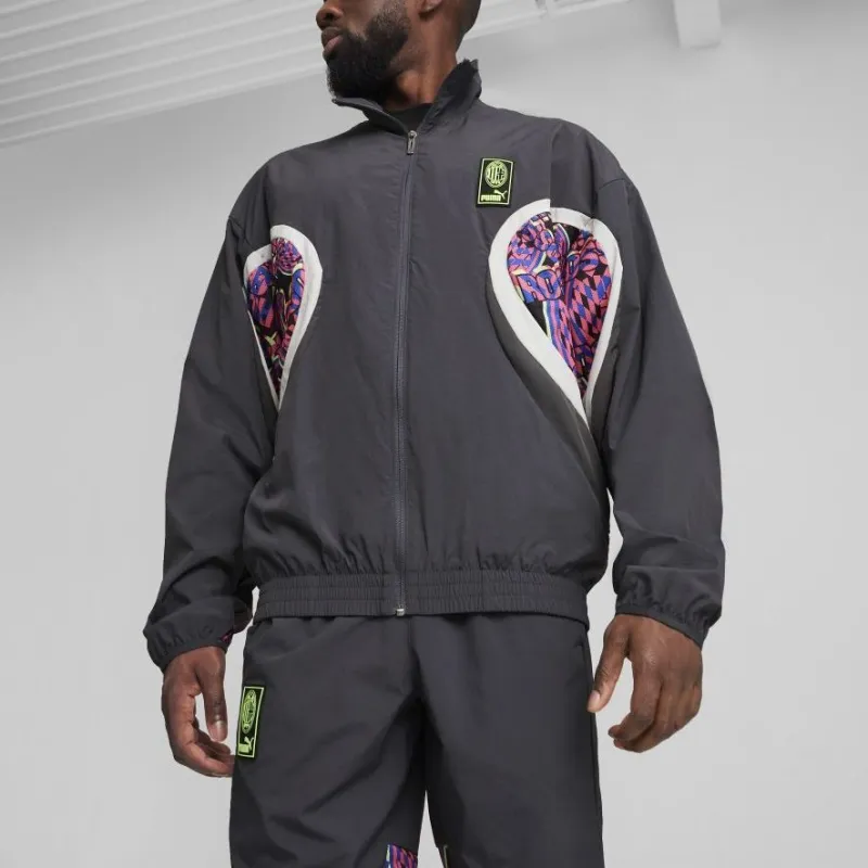 PUMA ACM FTBLNRGY WOVEN JACKET Jackets & Coats Men's Dark Gray-2