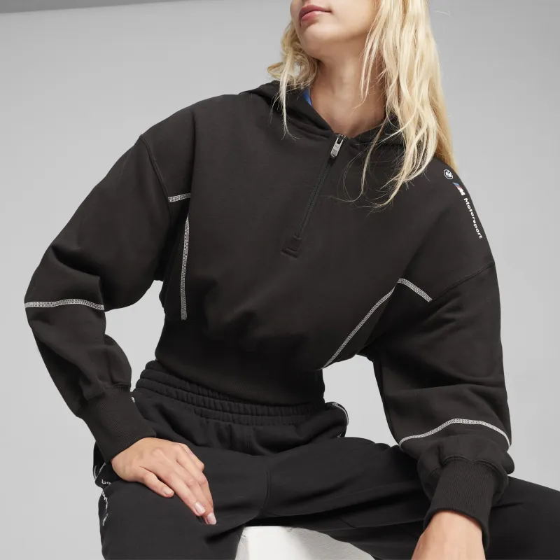 PUMA Bmw M Motorsport Women's Hooded Sweat Jacket-3