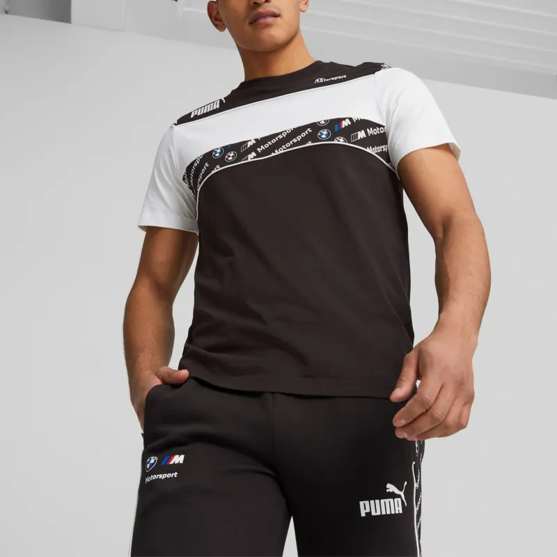 PUMA T-shirt SDS BMW M Motorsport Homme T-Shirt Men's Black-2