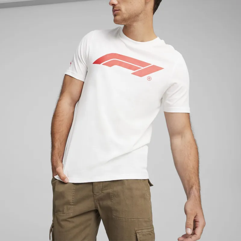 PUMA F1® ESS T Shirt Men's White-2