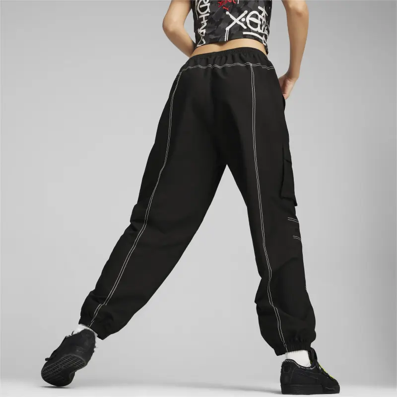 PUMA X X GIRL Decorative stitching Track Pants-3
