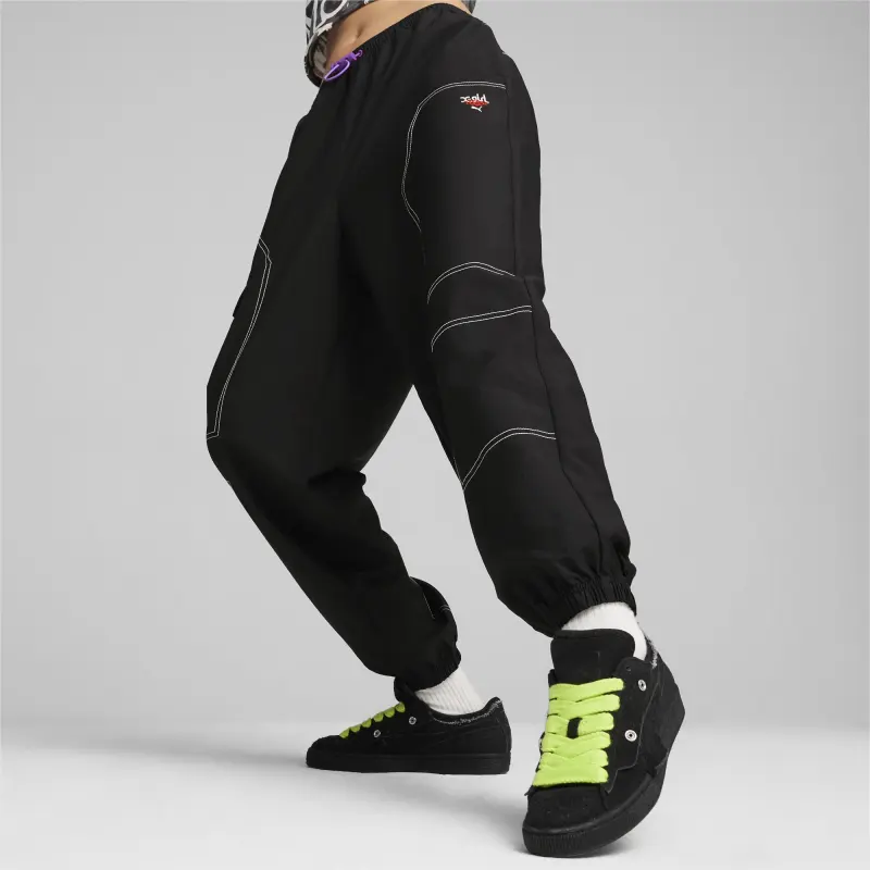 PUMA X X GIRL Decorative stitching Track Pants-2