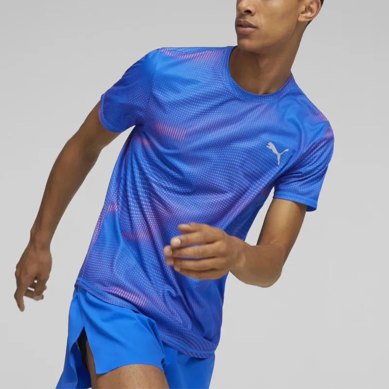 PUMA Run FavouriteS T Shirt Men's Super Blue-2