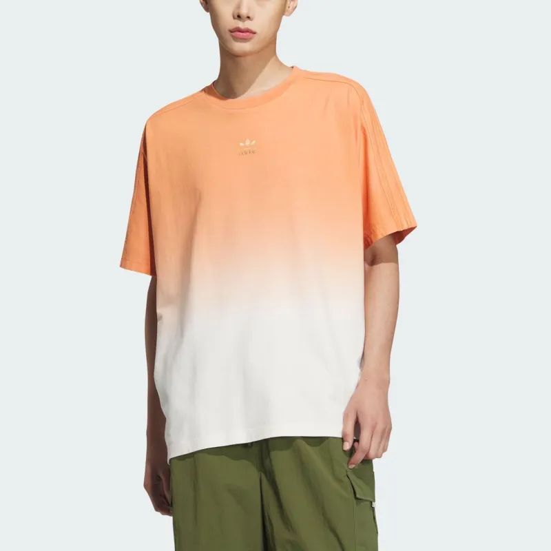 Adidas Originals T Shirt Unisex Light Khaki Brown/Pink White-1
