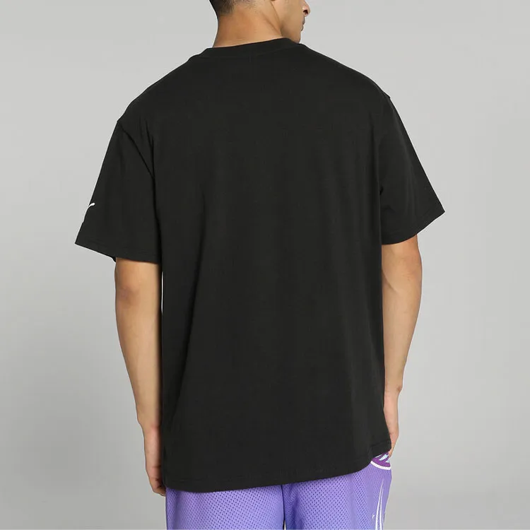 PUMA Drop Shoulder Sleeve T Shirt Men's Black-3