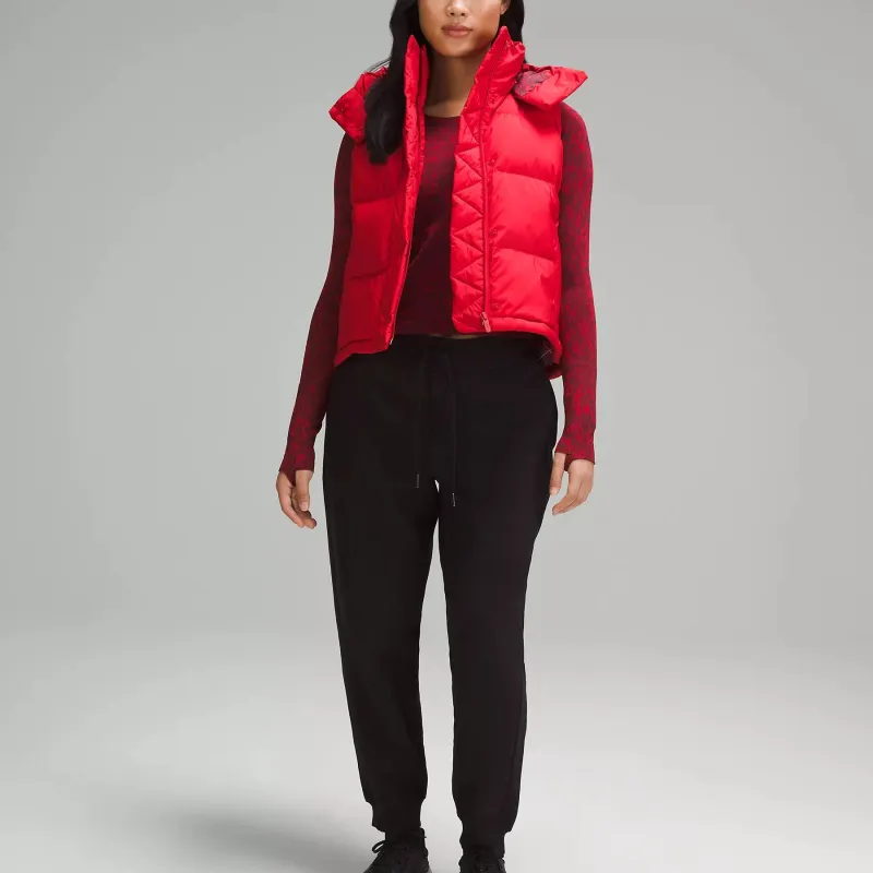 Lululemon Wunder Puff Series Down Jacket Women's Dark Red-4