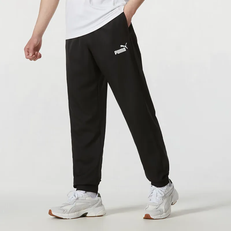PUMA Knitted Sports Pants Men's Black-1