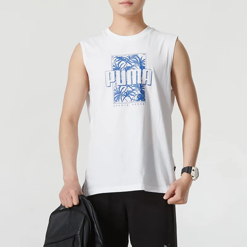 PUMA SS24 Tank Tops Men's White-2
