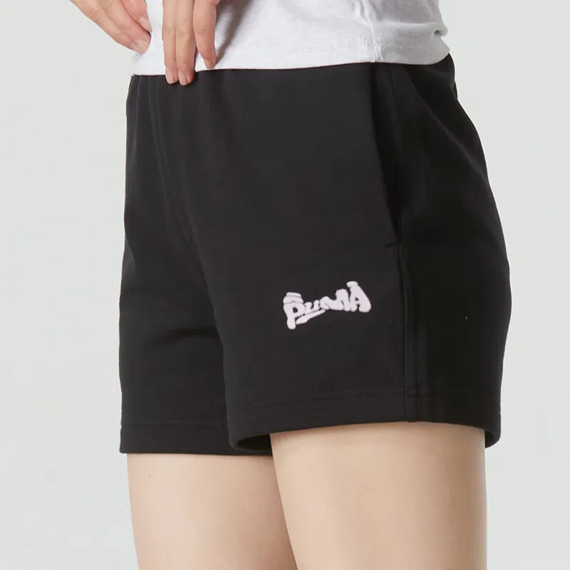 PUMA Casual Shorts Women's Black-5