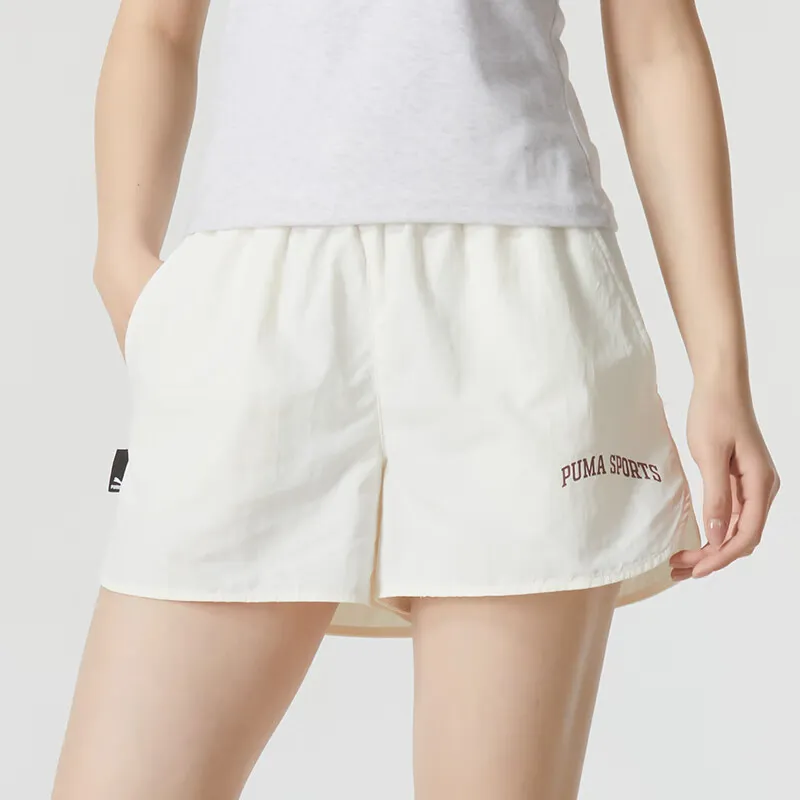PUMA Casual Shorts Women's Milk White-6