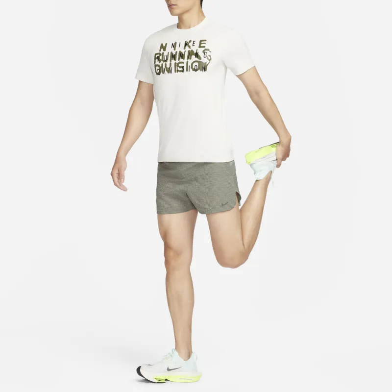 Nike RUNNING DIVISION Casual Shorts Men's Dark Mud Gray-3