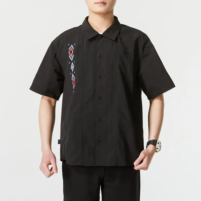 PUMA Prairie Resort Shirts Men Black-1