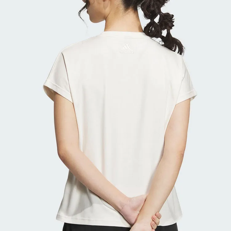 adidas Lounge Women's Silky T-Shirt Apricot-2
