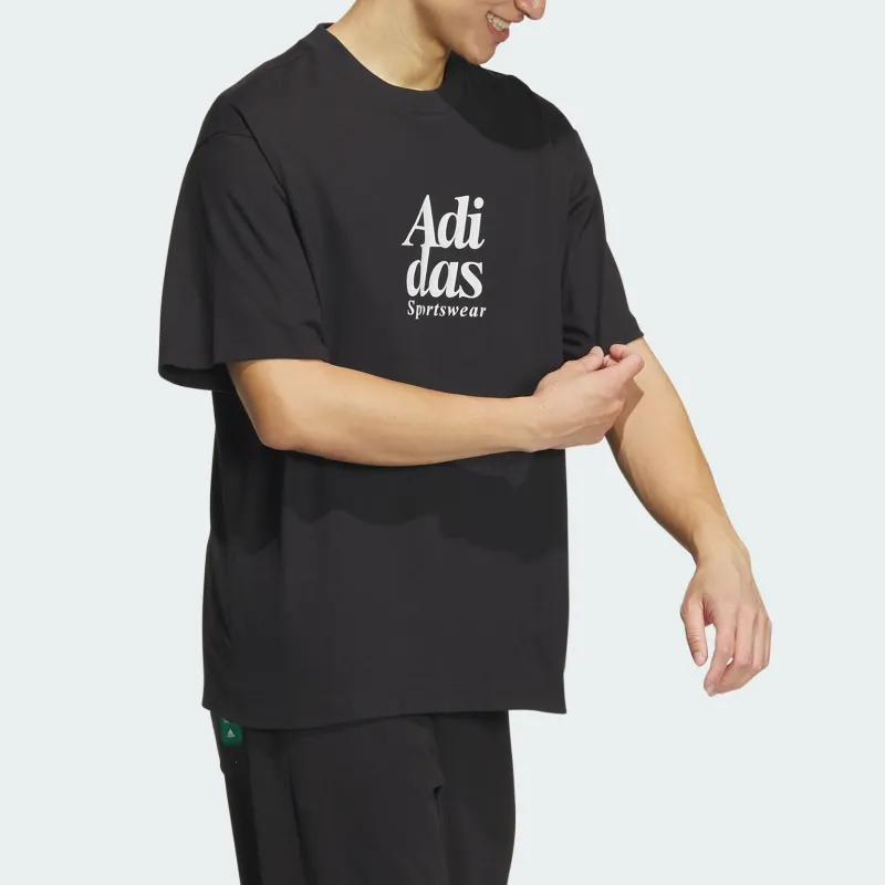 Adidas Men's Sports Casual Round Neck T-shirt-3