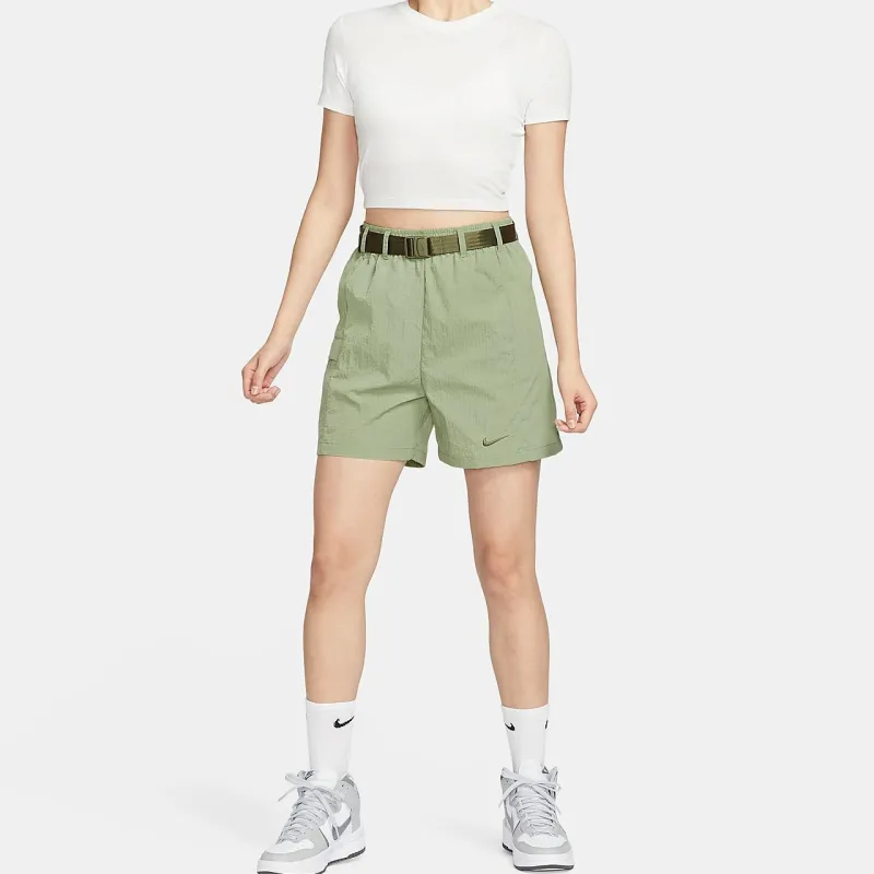 Nike Sportswear Casual Shorts Women's Oil Green-3