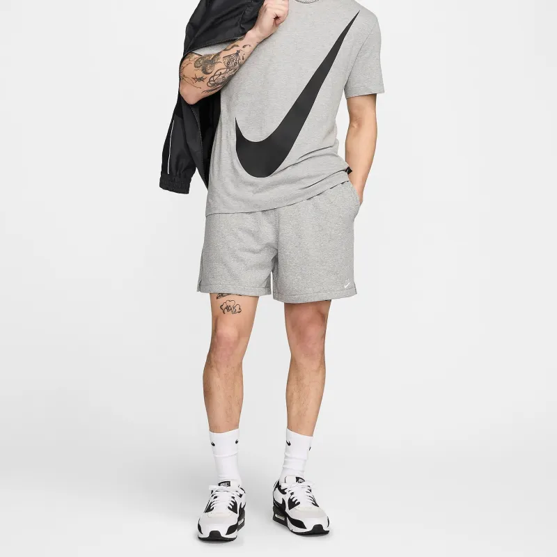 Nike Men's French Terry Flow Shorts Casual Shorts Men's Light Smoke Gray-1