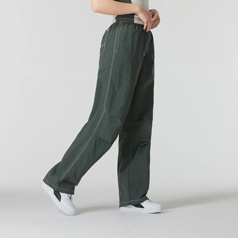 PUMA Casual Pants Women's Green-4