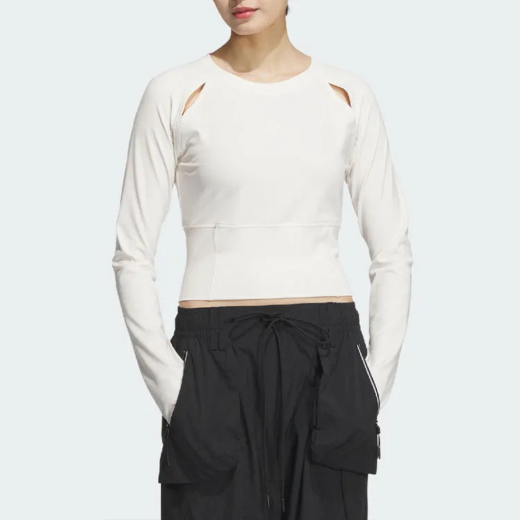 Adidas Regular T Shirt Women's Pink White-1