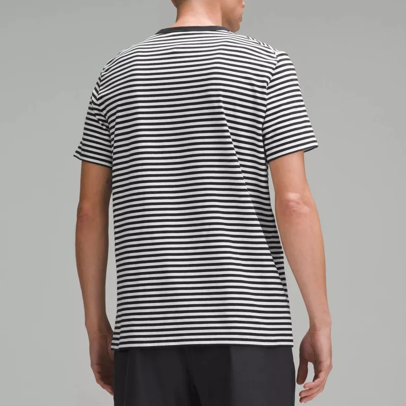 Lululemon Organic Cotton T-Shirt Men's Black White-2