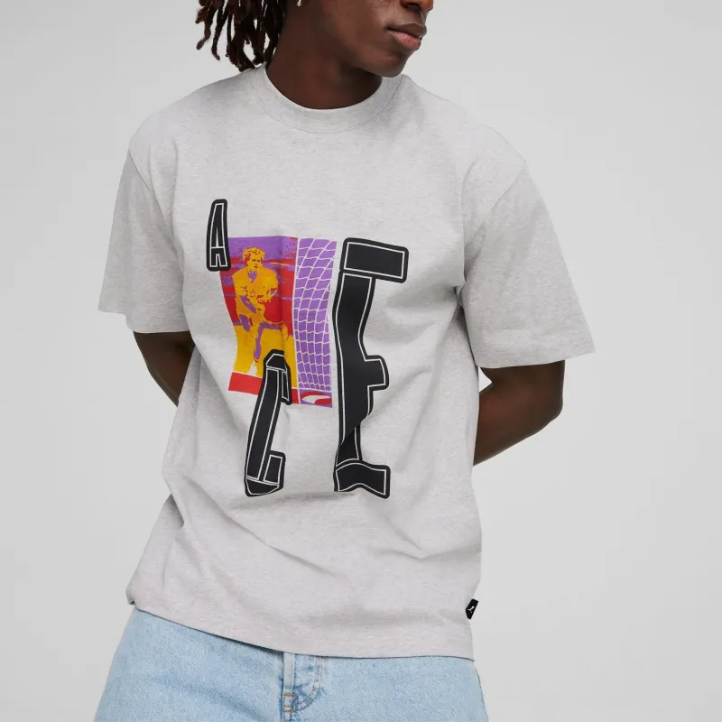 PUMA House Of Graphics Collection T Shirt Men's Gray-2
