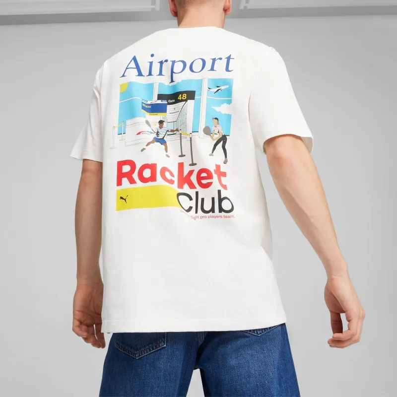 PUMA House Of Graphics Airport Racket Club Men's Tee-4