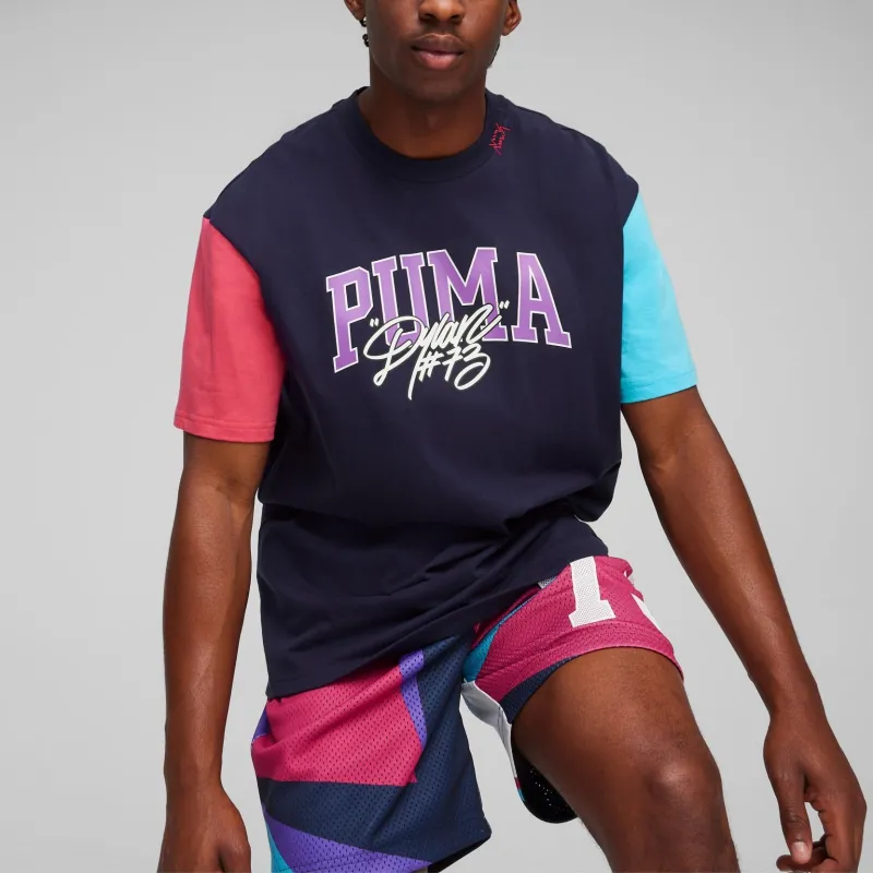 PUMA T-Shirts Men Black-3