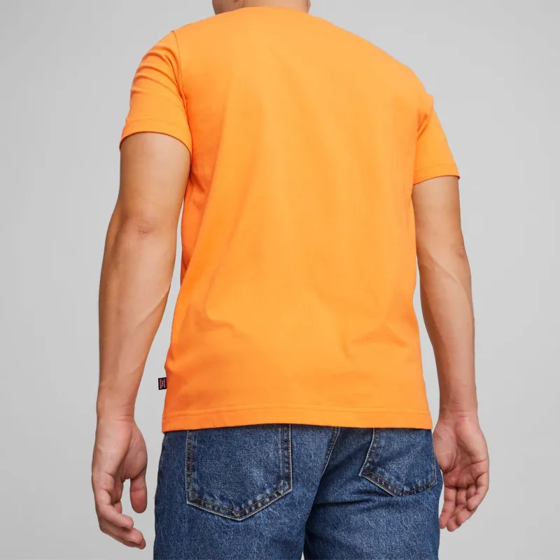 PUMA Essentials+ Palm T Shirts Men Yellow-3