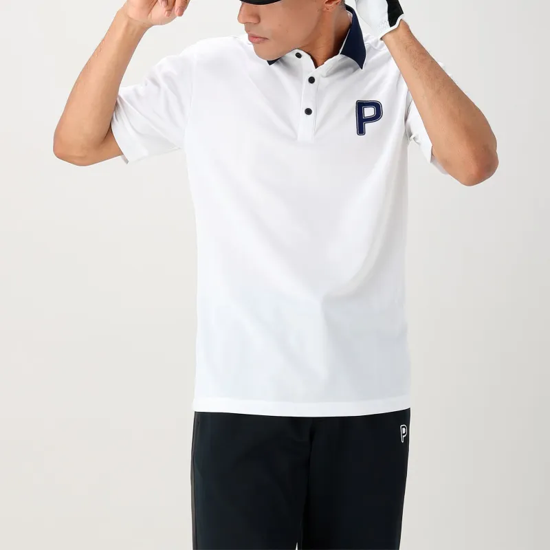 PUMA Golf Wear Polo Shirts Men White-3