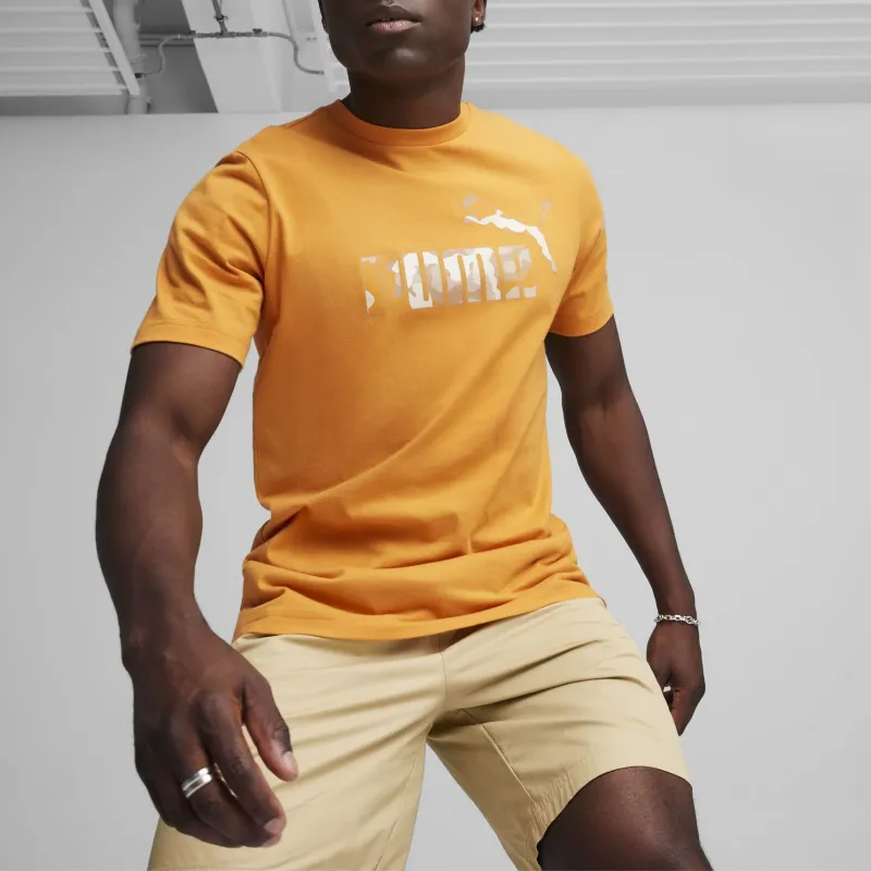 PUMA ESS T-Shirts Men Yellow-2
