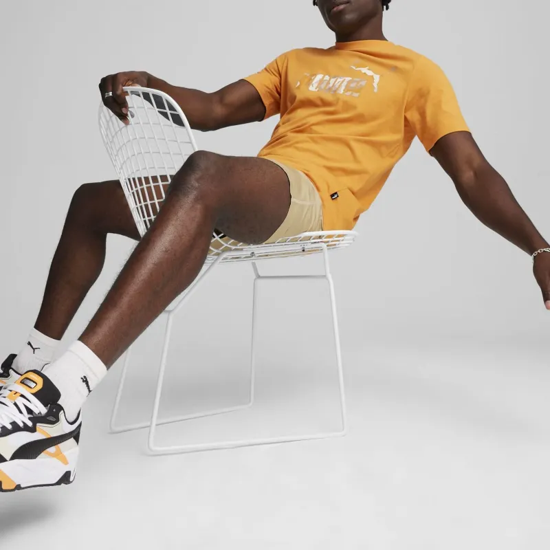 PUMA ESS T-Shirts Men Yellow-4