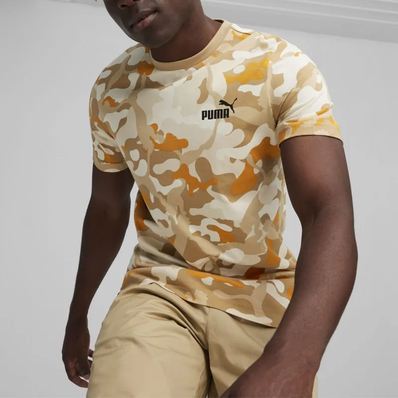 PUMA Essentials+ T-Shirts Men Yellow-2