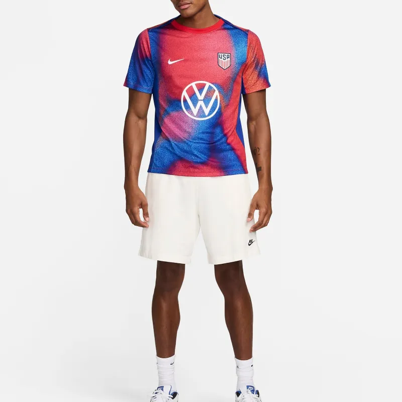 Nike Usmnt Academy Pro Men's Nike Dri FIT Soccer Pre Match Short Sleeve Top-4