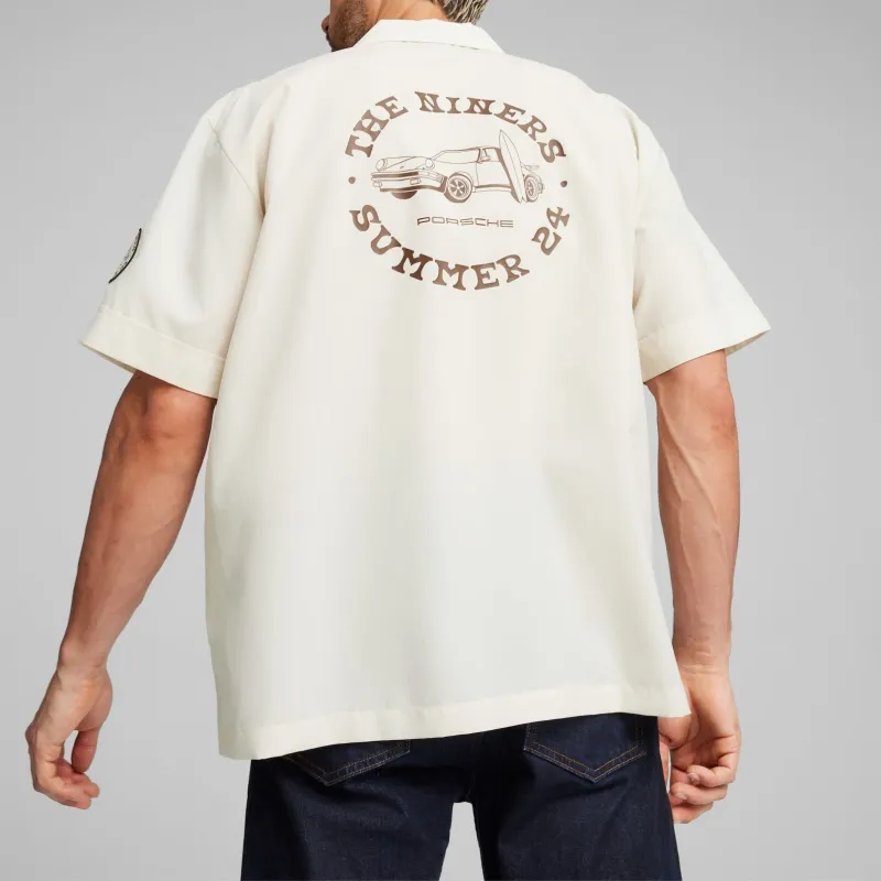 PUMA Porsche Legacy Crews Shirt Men's High Mountain Snow-3