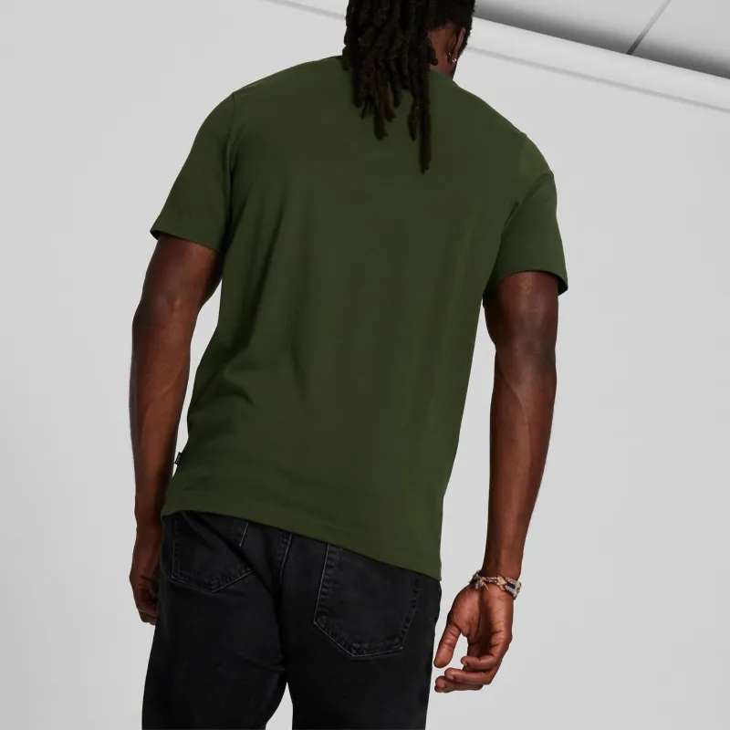 PUMA T-Shirt Men's Peach Gold Yellow-2