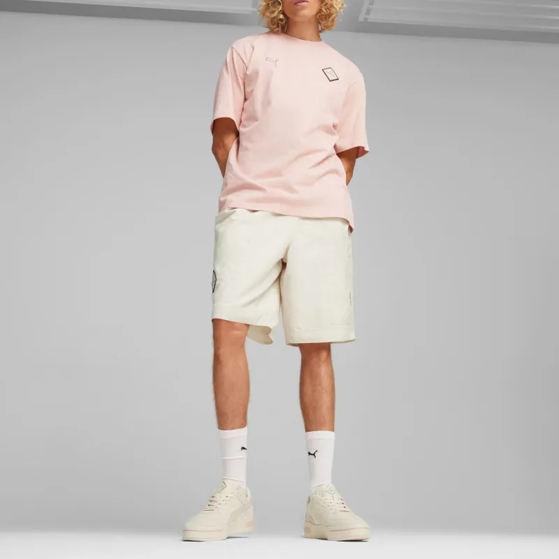PUMA T-Shirts Men Pink-3