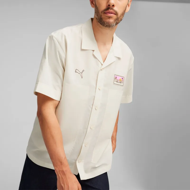 PUMA Porsche Legacy Crews Shirt Men's High Mountain Snow-2